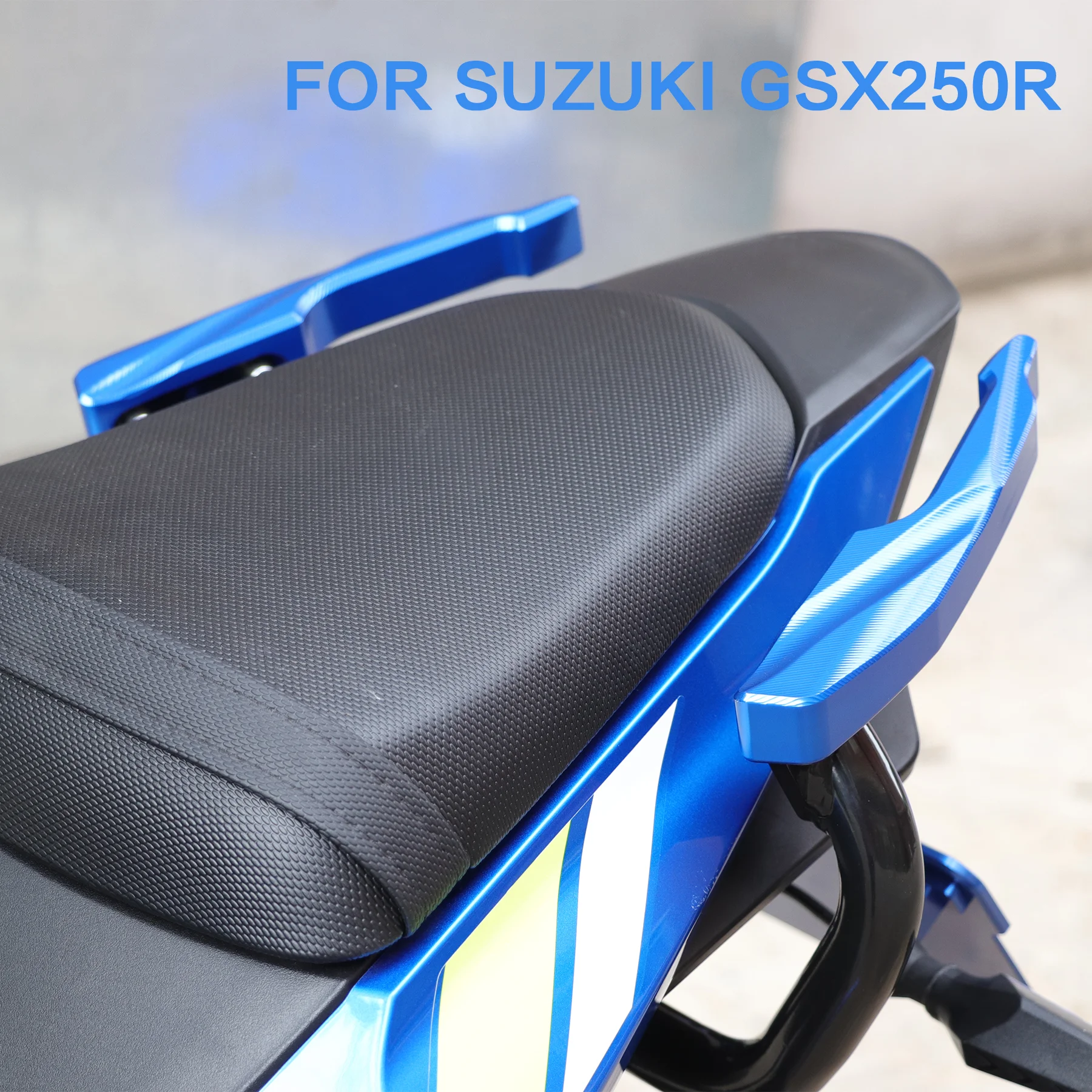 

for SUZUKI GSX250R GSX250 GSX 250R Motorcycle CNC Tail Handrail Passenger Handle MotorBike Thickened Rear Wing Handrail Bracket
