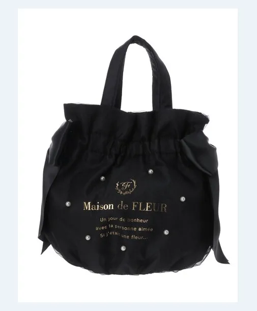 Japanese Style Sweet and Cute Women's New Shoulder Bags Fashionable Elegant All-Match Pearl Pleated Bow Crossbody Bags Handbag