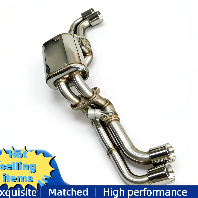 

Stainless Steel Exhaust Pipes Muffler for Ferrari F430 4.3 2004-2009 Mid-engine Exhaust System Modification for Car Sound Wave