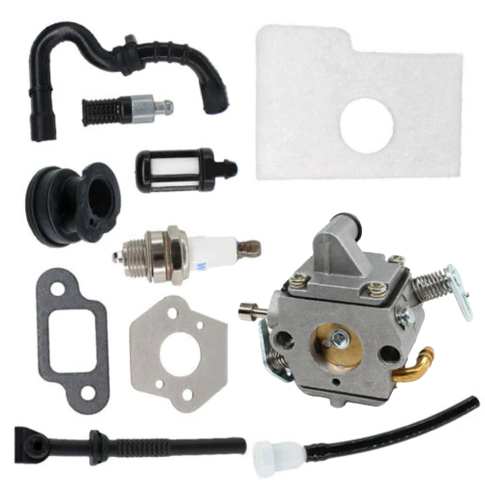 Spark Carburetor kit Intake Pipe Muffler Gasket Tool 1130 120 0603 Air filter for chainsaw For Zama Convenient