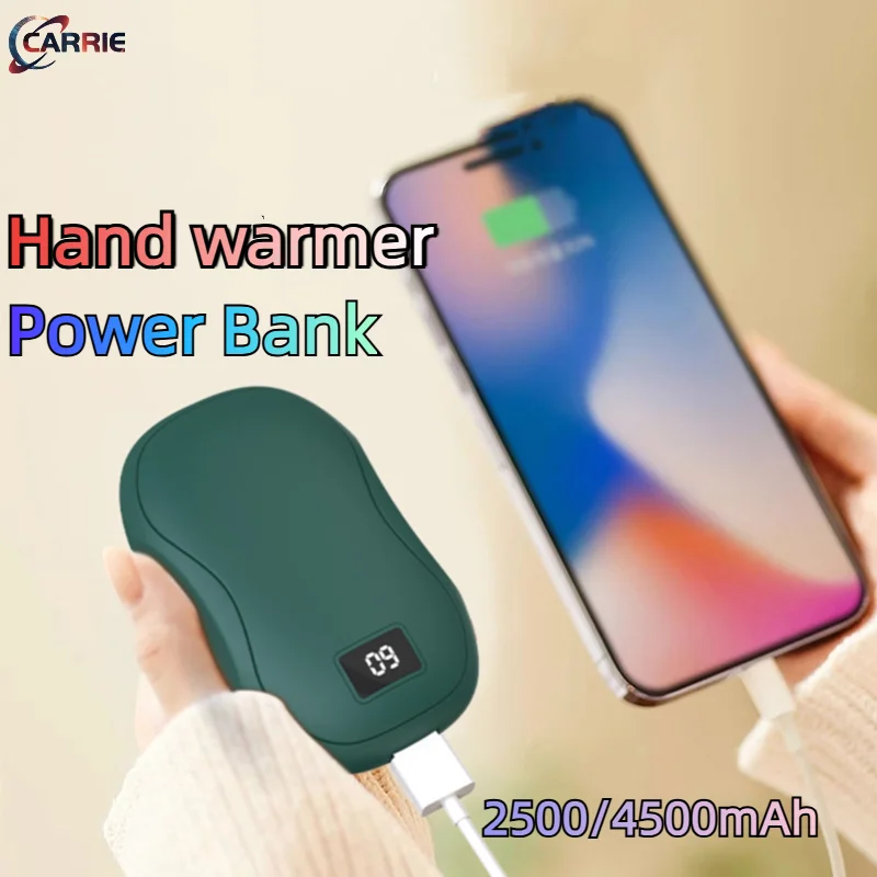 Mini Hand Warmer Usb Charging Portable Adjustable Three Level Temperature Outdoor Durable Warmth Power Bank In Winter Gift  ﻿