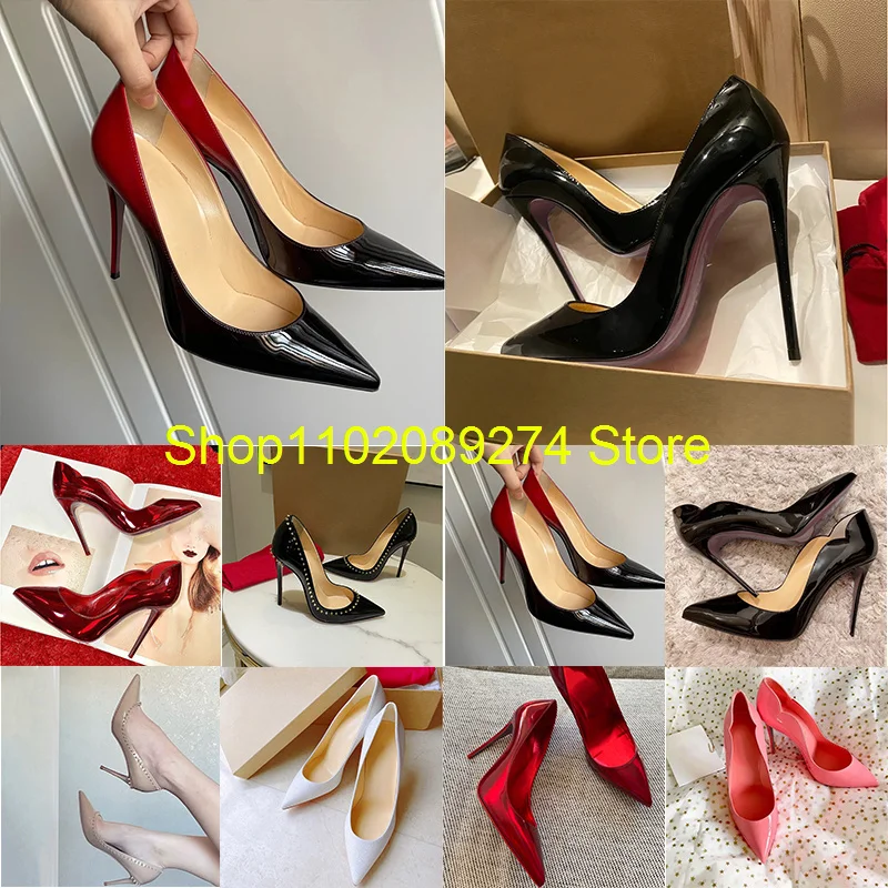 Top High Heel So Kate Dress shoes womens Stiletto Heels Genuine Leather Point Toe Pumps designer fashion outdoor Hot Chick Iriza