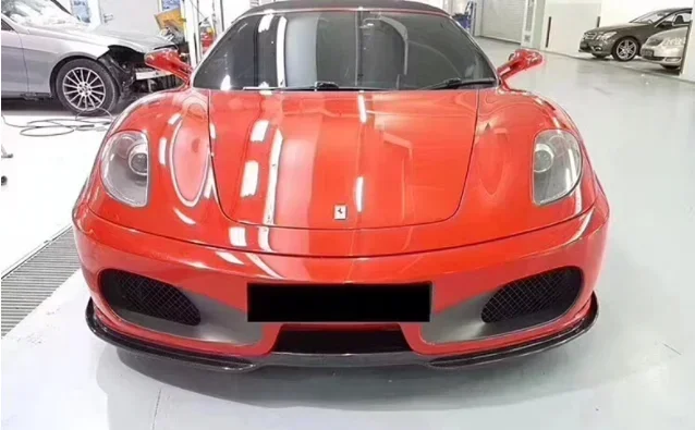 

Real Carbon Fiber Body Kit For Ferrari F430 2005-2009 Front Bumper Lip Splitters Rear Diffuser Side Skirt Spoiler Hood Cove