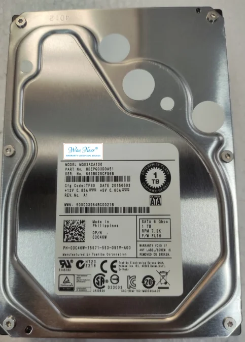 For MG03ACA100 1TB SATA 3.5 inch 7.2k Enterprise Server