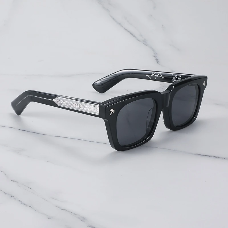 

Quentin Popular Thick Acetate Square Luxury Sunglasses Brand Men Solar Glasses Fashion Outdoor UV400 Women's Sunglasses