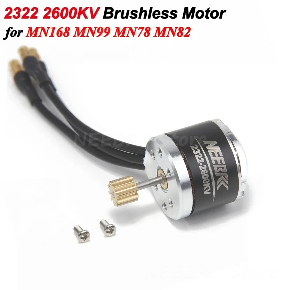 1/12 RC MN Auto MN82 MN99 MN168 MN78 Upgrade Kit 2322 2600KV 3500KV Borstelloze Motor AM32 45A ESC SM3.0/T Plug Model DIY Onderdelen