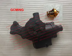 Fengshou NJ385 Water pump + Thermostat , Fengshou / Lenar / FS 254 / 284 tractor parts , NJ385 diesel engine , IL316DI-DAF