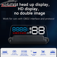 C500 OBD/GPS HUD Head-Up Display Car Windshield Speedometer On Glass Projector RPM Clock Driving Distance Volt On-Board Computer