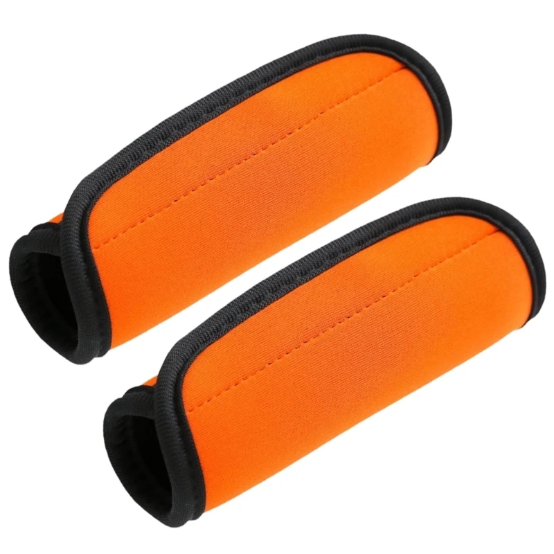 2 Chiếc Thoải Mái Hành Lý Bọc Bộ Neoprene Vali Cầm Bao Tay Dễ Dàng Gắn Túi Du Lịch Thả Vận Chuyển