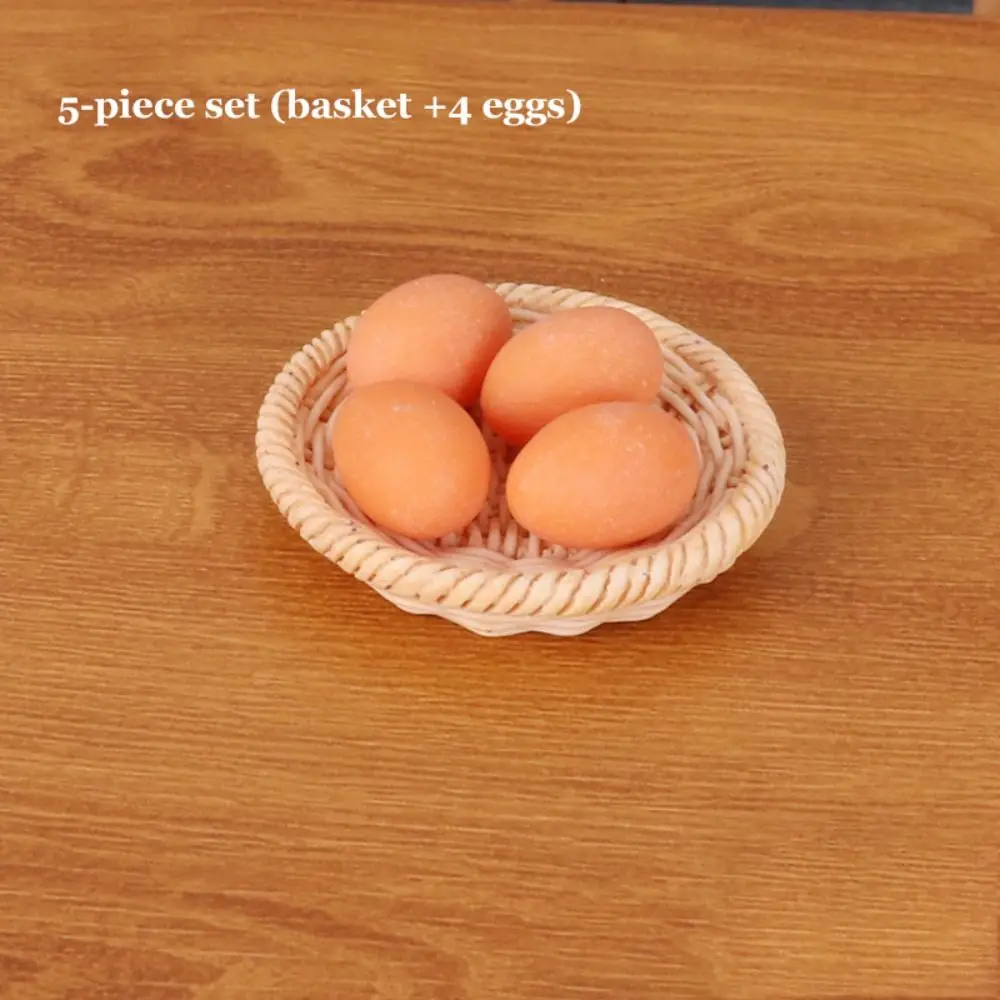 Trendy Colorful Dollhouse Mini Food Lifelike Simulation Food Model House Decor Accessories for 1:6 /1:12
