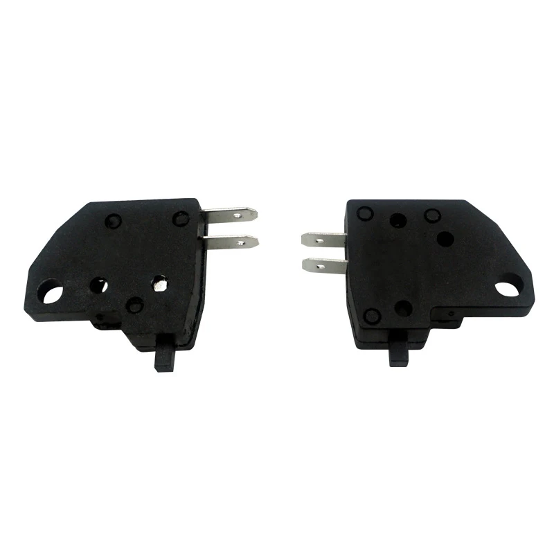 2pcs Universal Switch Motorcycle Right/Left Front Brake Stop As Electric Car Disc Brakehandlebar Control Switch Button