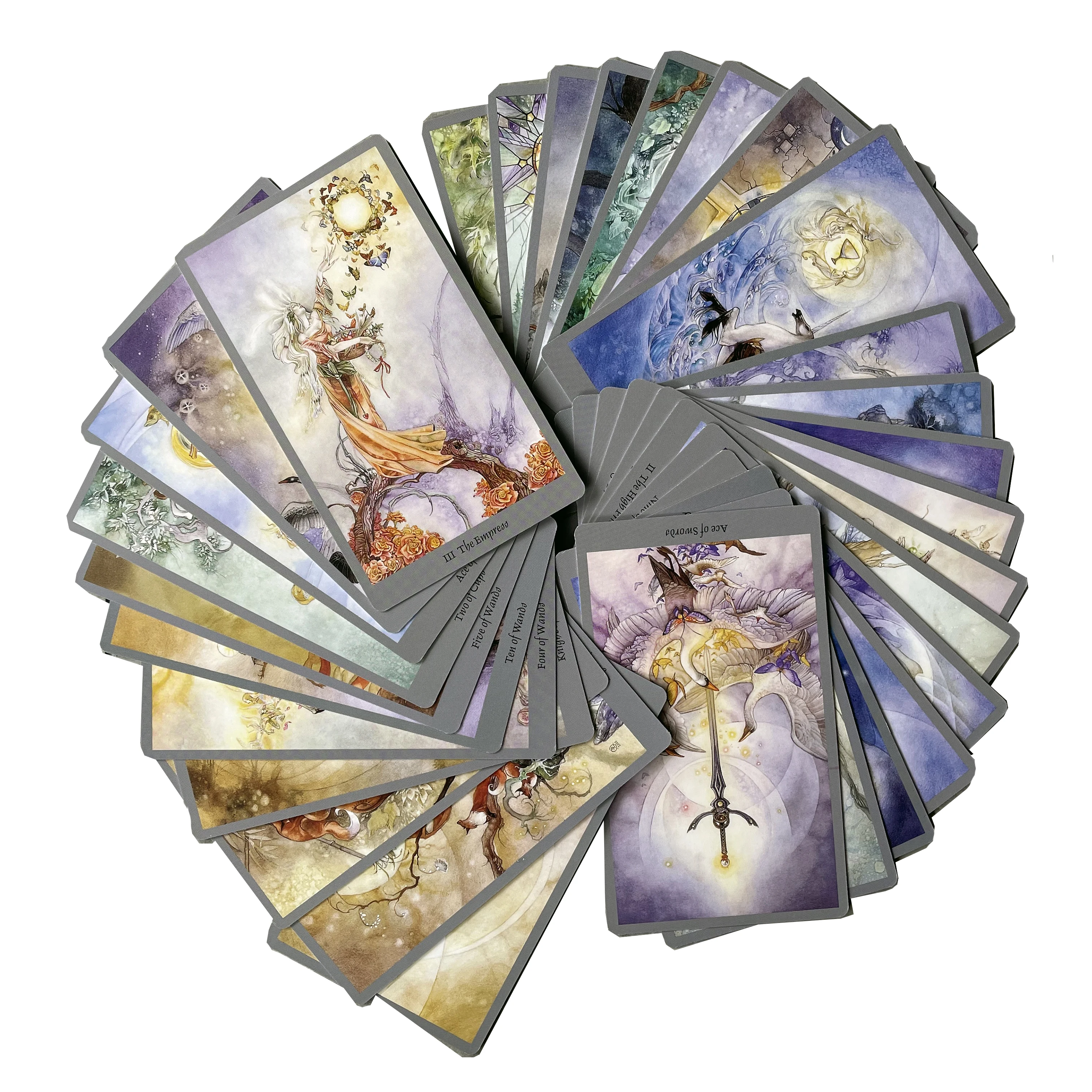 Shadowscapes Tarot decks Deck 12x7cm With Guide Retro Chessboard And Card Games A Must For Outdoor Camping Entertainment