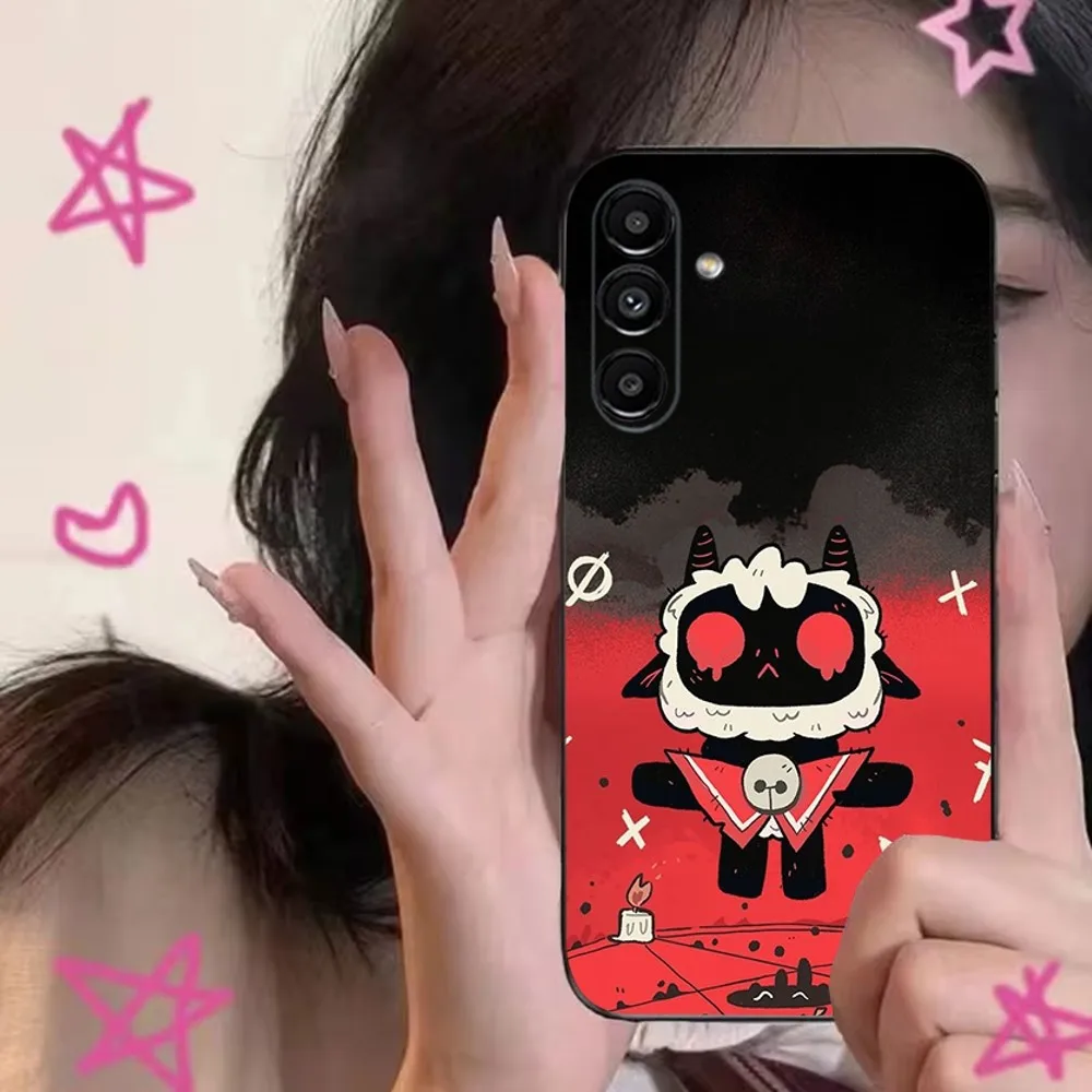 Cult Of The L-Lamb Game Phone Case For Samsung S24,S21,S22,S23,S30,Ultra,S20,Plus,Fe,Lite,Note,10,9,5G Black Soft Cover - Image 2