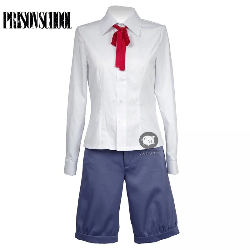 High-Q Unisex Anime Cos Prison School midorikawa hana School Uniform Cosplay Costumes Sets Any Size