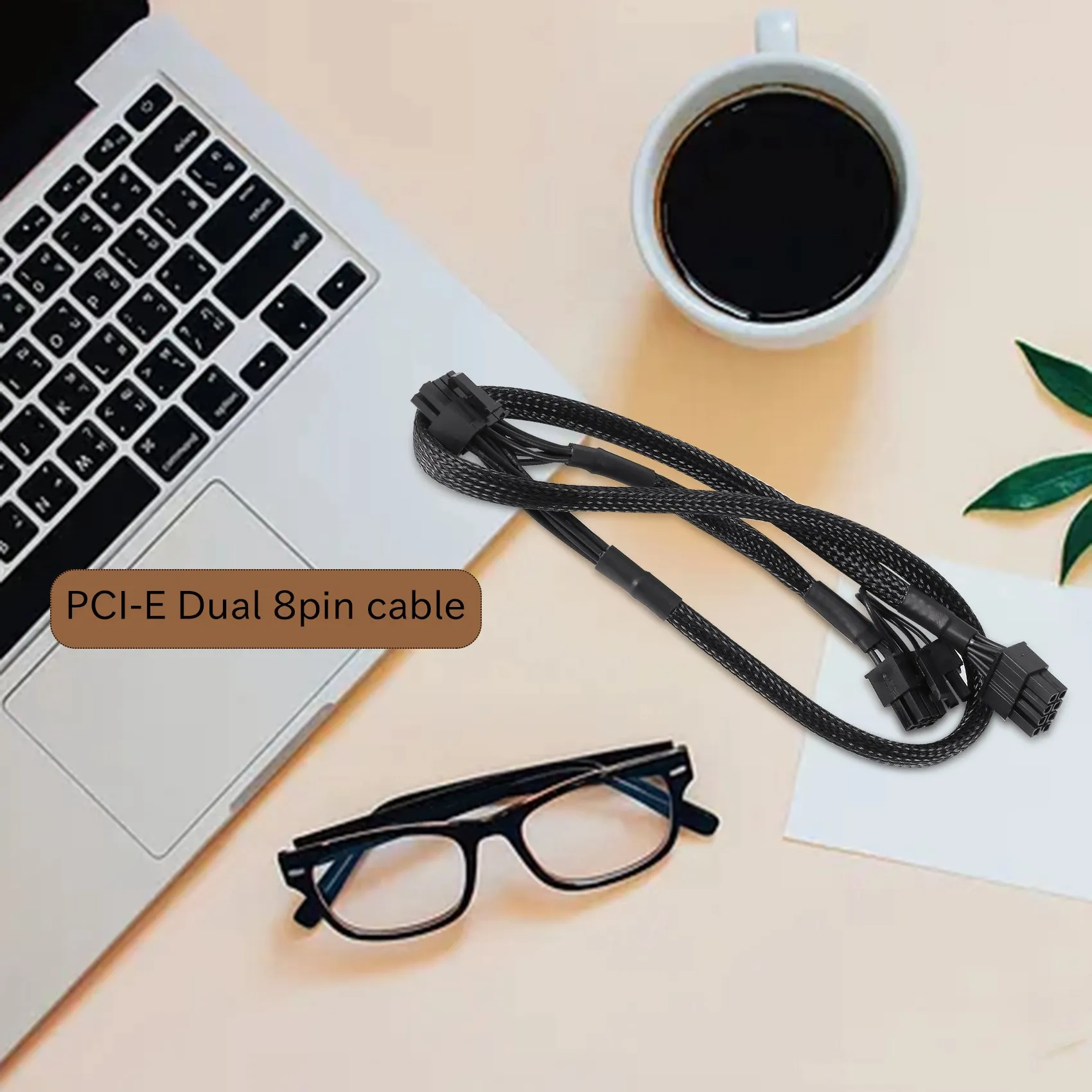 FZFZ PCI-E 듀얼 8핀 - 8핀(6+2핀) RM1000X RM550X 650X 750X 850X용 모듈형 전원 공급 장치 케이블