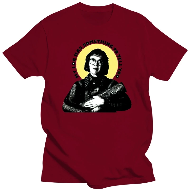 LOG LADY T-shirt. Inspired By The Cult TV Series Twin Peaks Graphic Retro Tops Tee Shirt