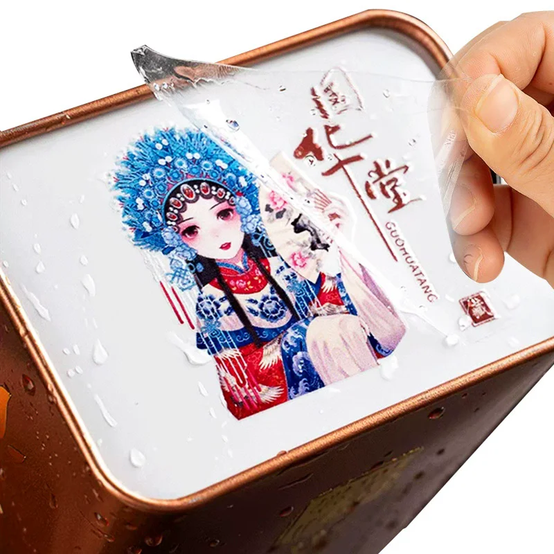 30Pcs 3D Sticker Customizable UV Printing Transfer Tear The Film and Leave Words Personalized Crystal Name Stickers DIY Logo
