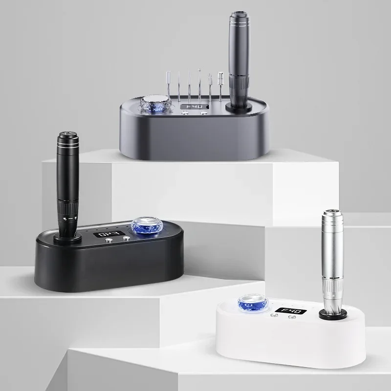 เครื่องเจียรเล็บความเร็วสูง เสียงเบา ขนาดเล็ก แบบเสียบปลั๊ก ใช้ไฟฟ้า สำหรับขัดและเจียรเล็บ ใช้ในบ้าน พกพาสะดวก