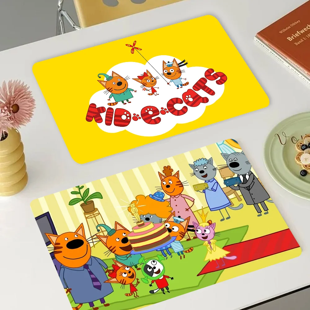 

Kid-e-cats Kitchen Absorbent Pad Dry Draining Mat Sink Washstand Coffee Machine Pads Table Placemat Faucet Anti Splash