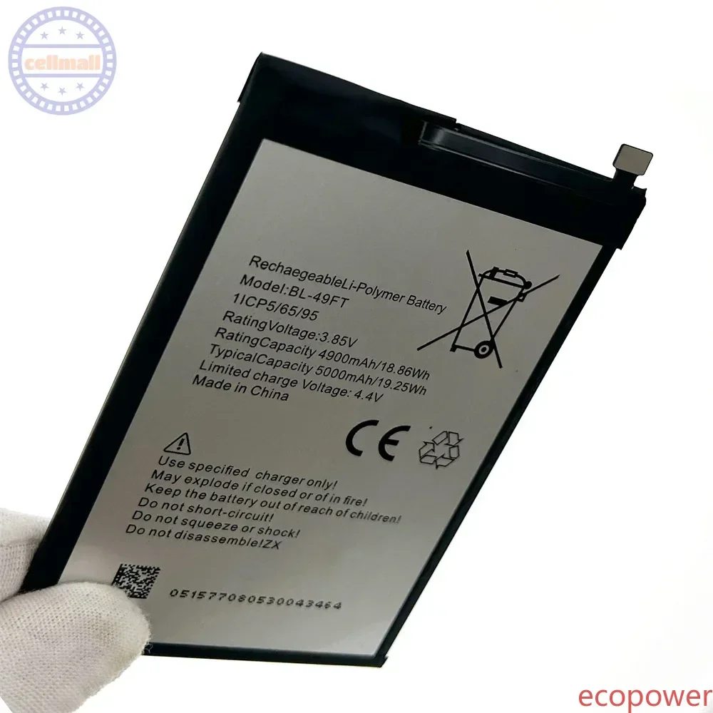 5000mAh Battery BL-49FT For Tecno Spark 5 Pro /  6 Go /  5 Air / Camon 15 / Pop 4 5 / Spark GO 2022 / 8P / 8C BL49FT