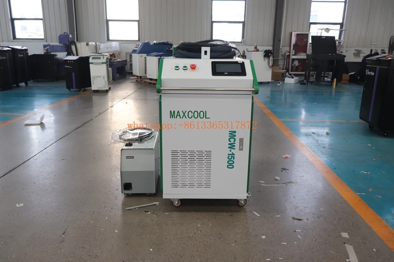 Maxcool Steel Aluminum 4 In1 Metal Sheet Laser Welder 3000W 2kw Rust Removal 3-in-1 Fiber Laser Cutting Cleaning Welding Machine