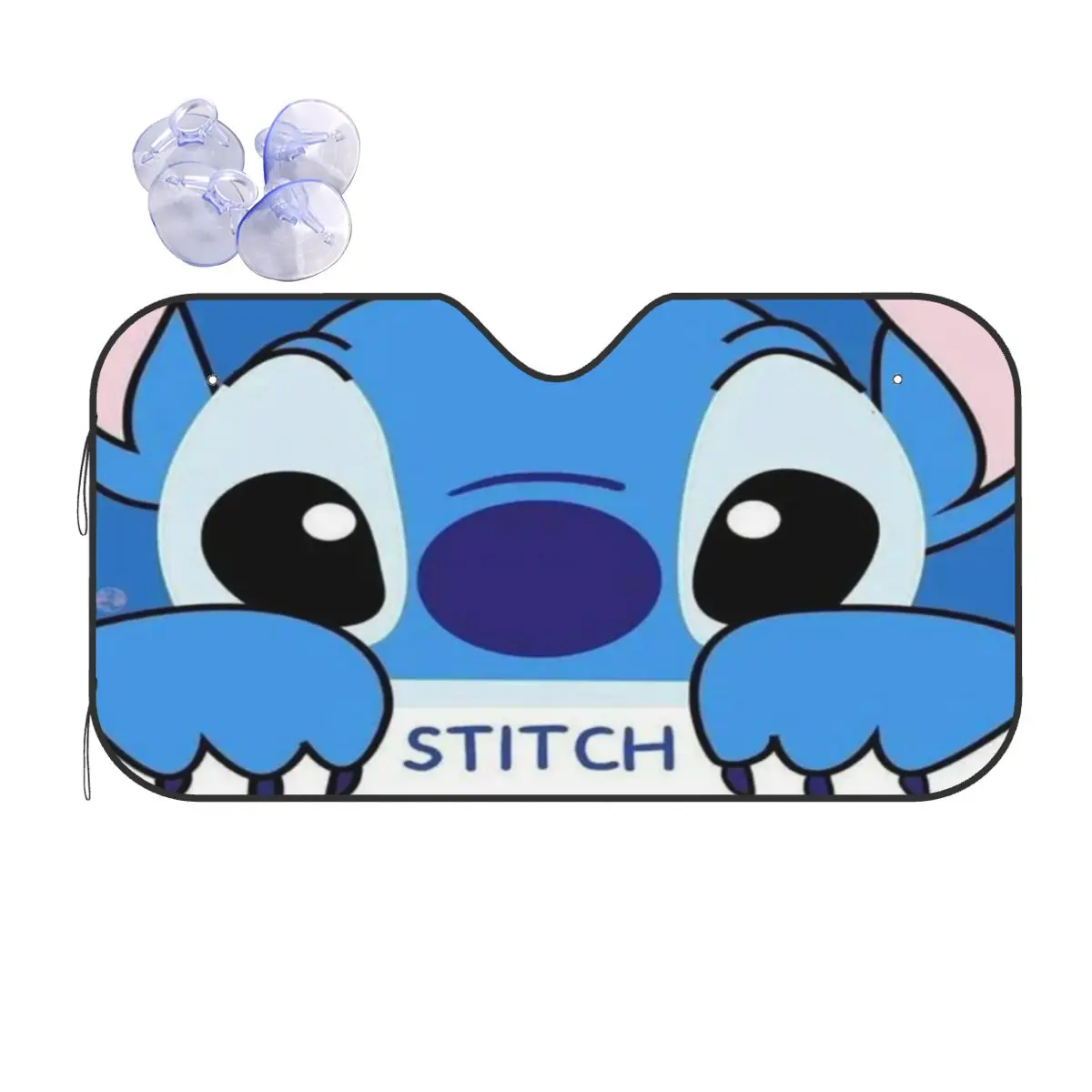 

Lilo Stitch And Angel Windshield Sunshade Awesome Car Front Windshield 76x140cm Sun Visor Solar Protect