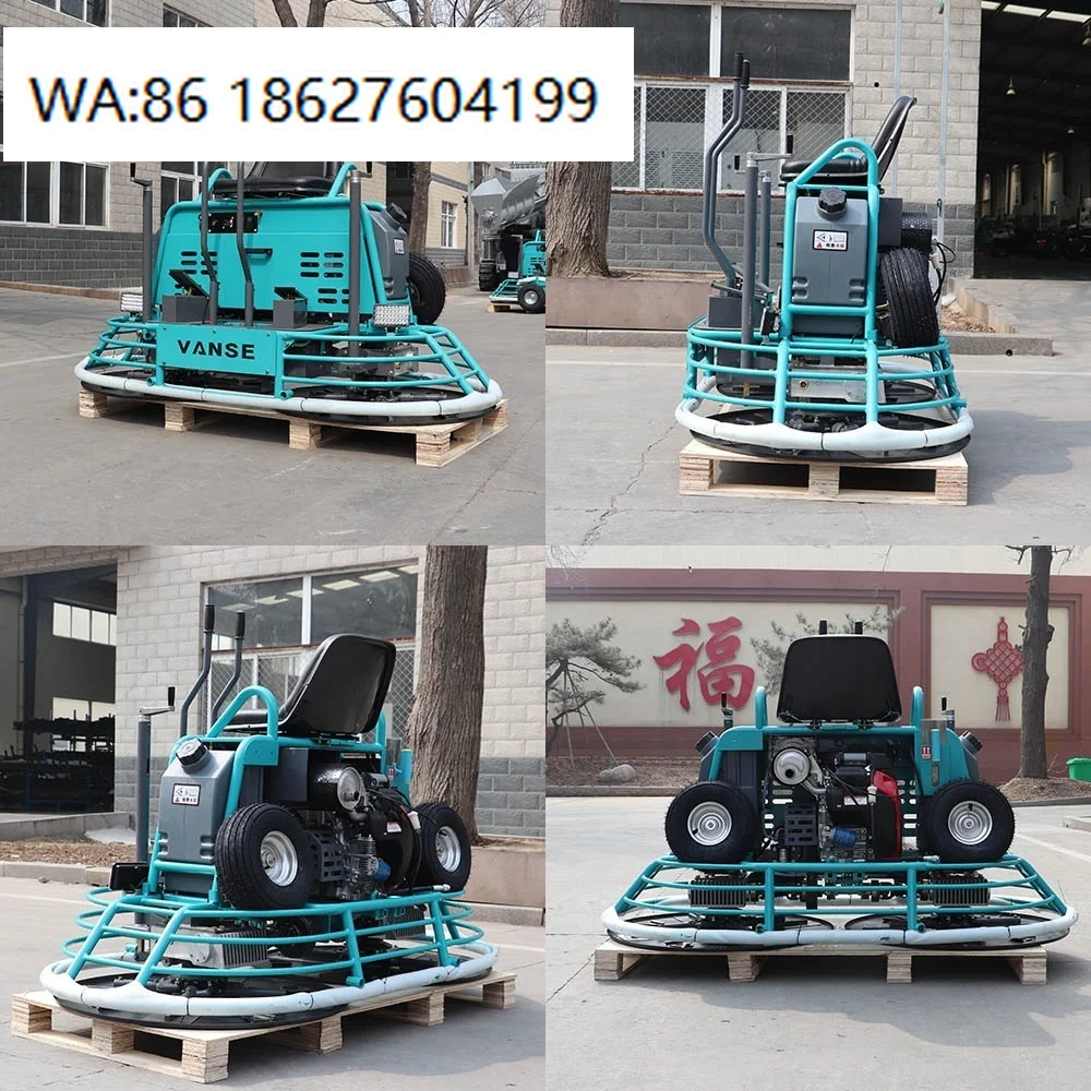 Double Disc Ride On Power Trowel Edging Smoothing Concrete Troweling Construction Equipment For Sale