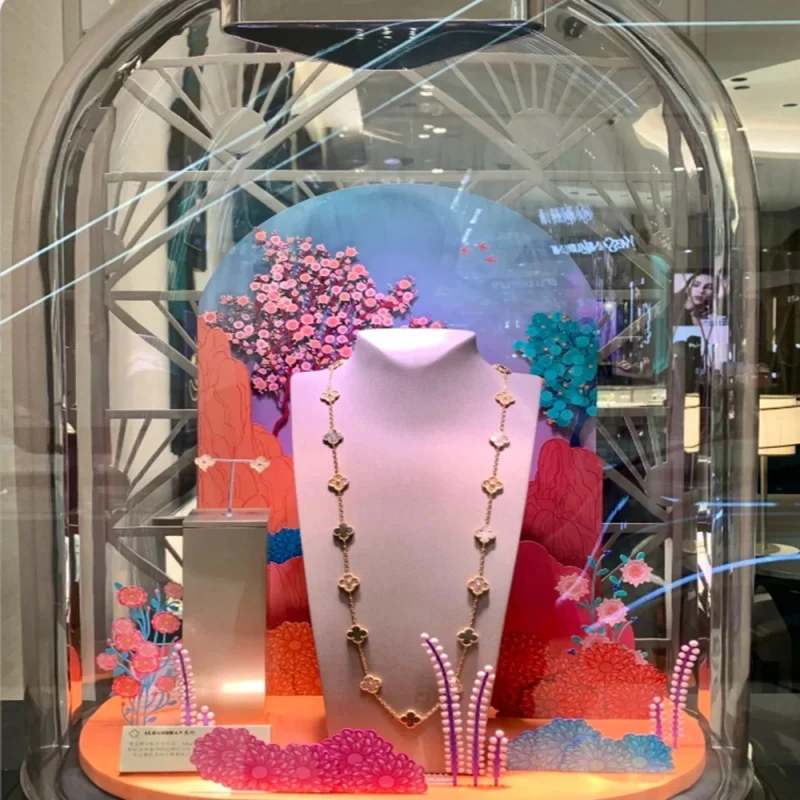 custom.Premium Boutique-Style Jewelry Display Fixture Weddings Jewelry Shops and Display Events