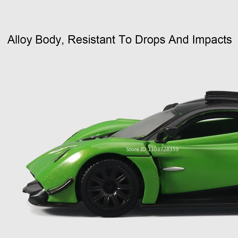 1:36 Scale Pagani Zonda Huayra Utopia Supercar Toy Models Alloy Diecast Toyota Land Cruiser Doors Opened Pull Back For Boy Gifts