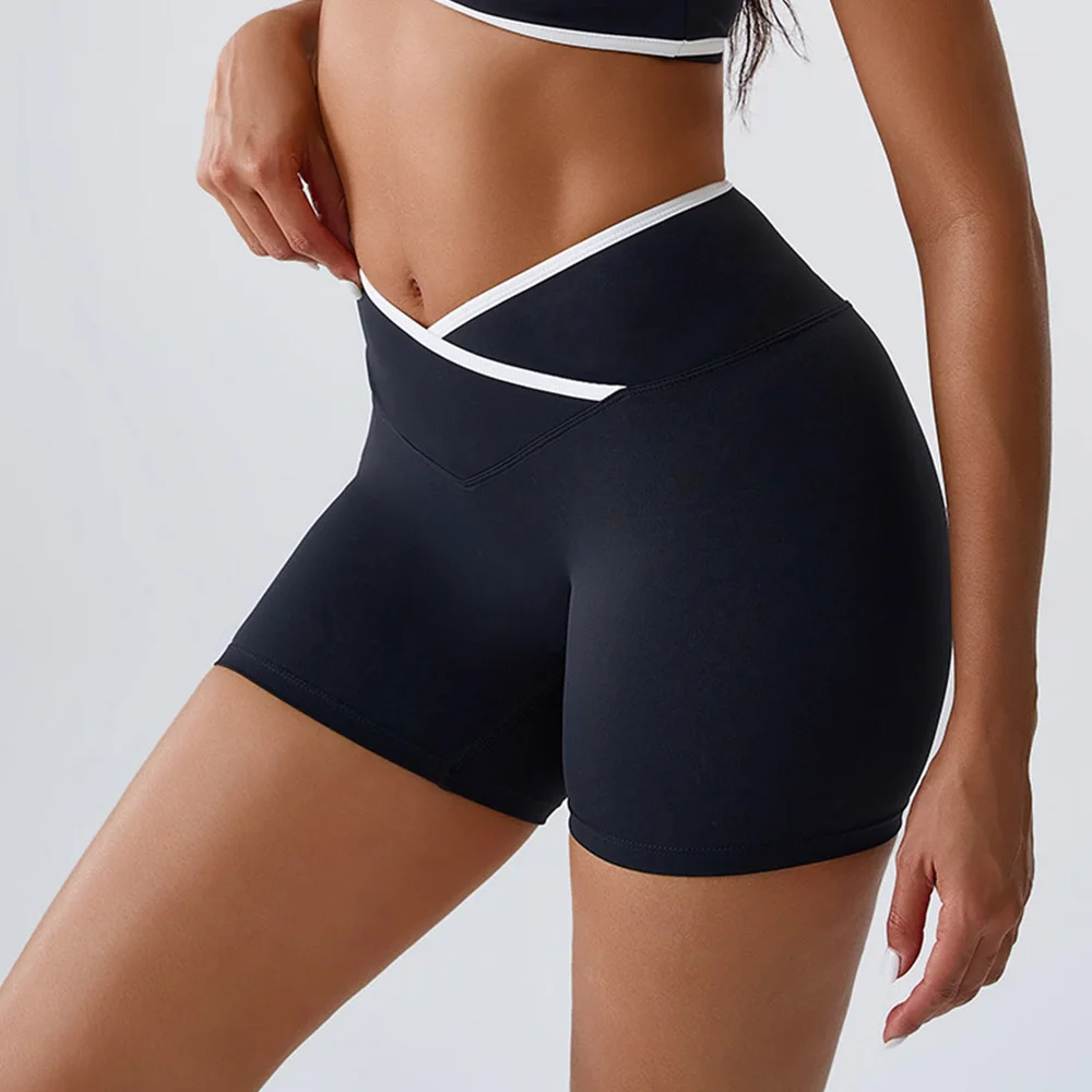 Soft Tight Women Fitnes Sport Short Sportswear Woman Gym Yoga Short Leggings Push Up Cycling Comprehensive Training Jog Athletic