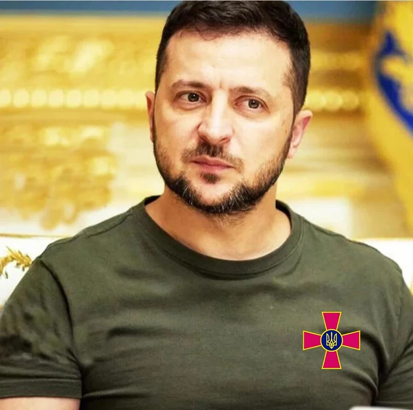 Ukraine Zelensky T Shirt Men's Training Tactical Military Army Cross T-Shirt Ukrainian Emblem Logo Men's Boy Gift Cotton T-Shirt