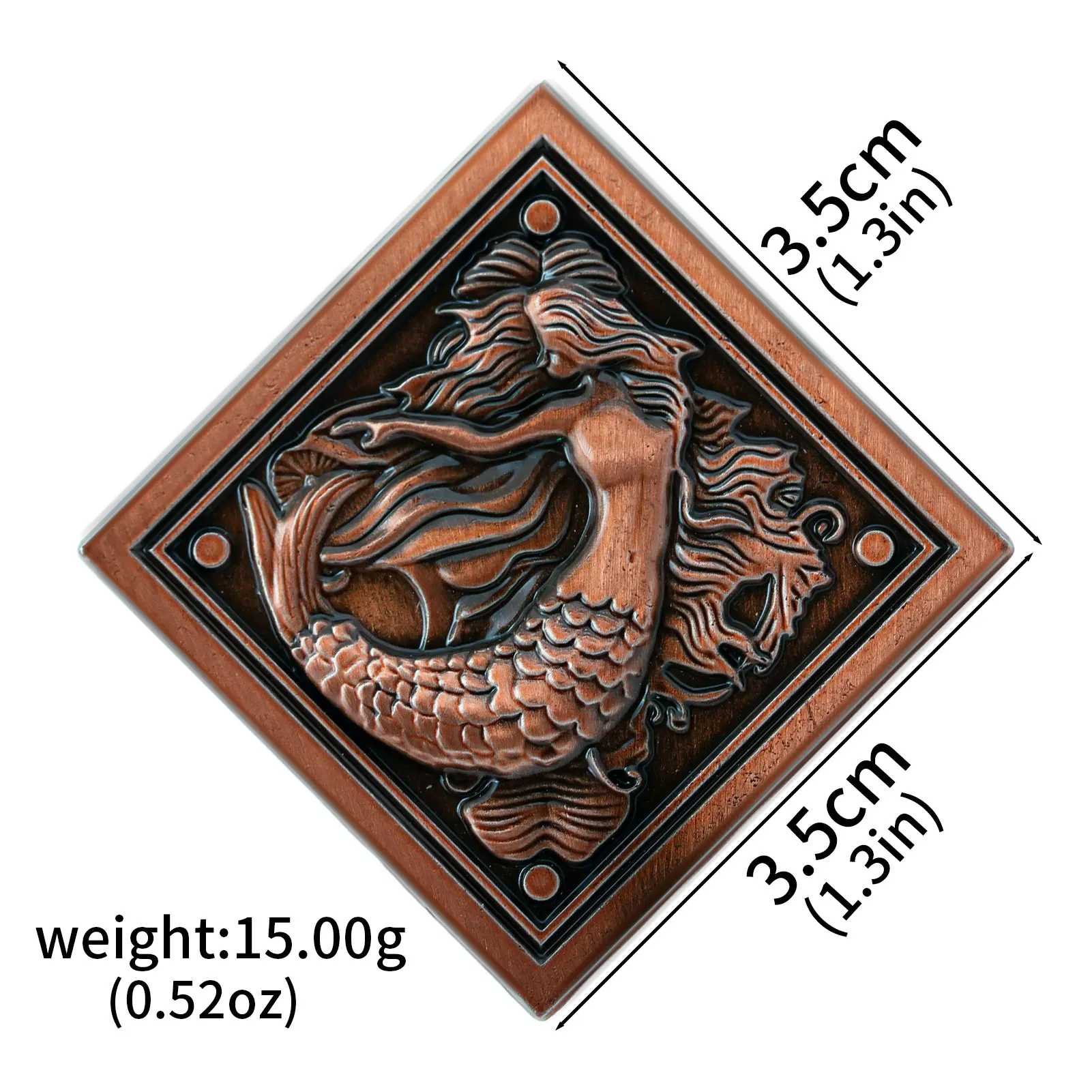 لعبة الشر المقيم المحيطي 8 عملة حورية البحر يونيكورن الشمس والقمر مجموعة النحاس الأحمر القديمة عملة تذكارية عتيقة