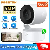 Tuya 5MP One-touch Call Baby Monitor 3MP WiFi PTZ Camera Auto Tracking Color Night Vision IP Security CCTV SurveillanceHOme
