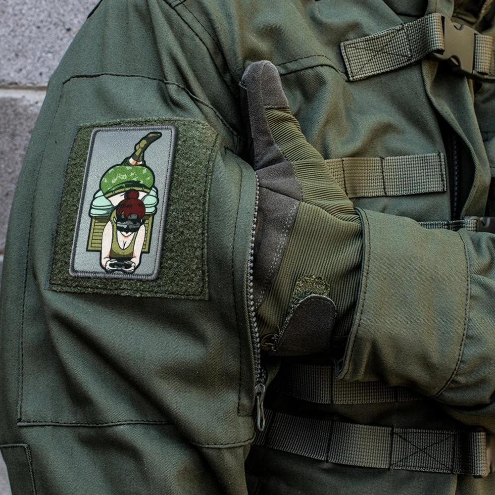 Parche táctico velcro anime – Insignia de moral para equipo militar - imagen 3