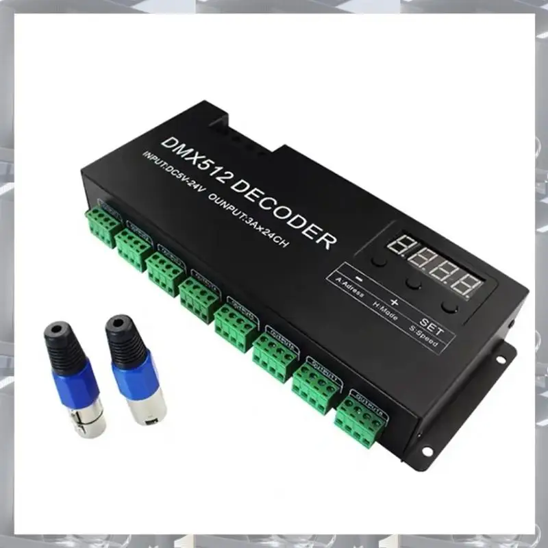 

Hot Selling-Digital 24CH RGB RGBW DMX512 Decoder, RGBW 512 Decoder DMX 512 Controller For LED Strip,Digital 24CH RGB RGBW DMX512
