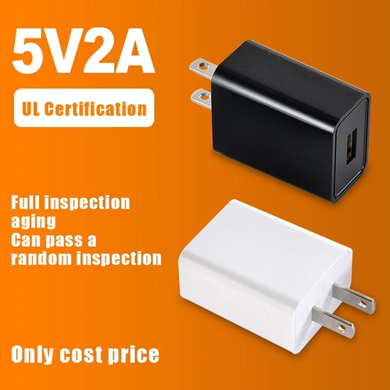 

Адаптер США 5 В 2 А Быстрая зарядка UL Plug Один порт USB Зарядное устройство для телефона Настенное зарядное устройство для путешествий в США Японии Таиланде Канаду Колумбии