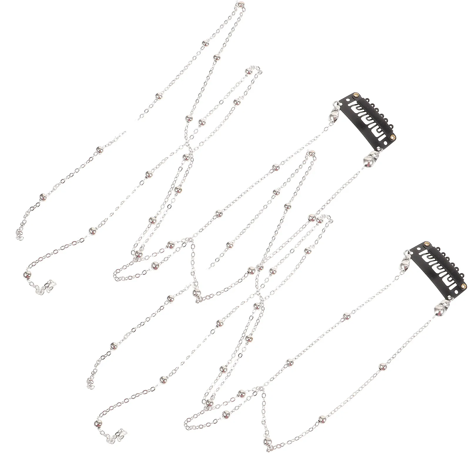 

Pearl Hair Accessories Chain Chains for Women Elegant Decorations Braid Braids Girls
