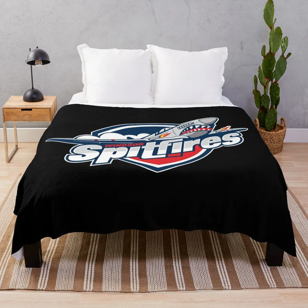 Windsor Spitfires Throw Blanket Fluffys Large Decorative Beds manga Blankets