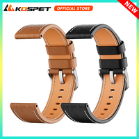 22mm Universal Real Leather Strap For KOSPET MAGIC R10 P10 TANK T3 Ultra 2 TANK M3 Ultra Smart Watch Genuine Leather Wristband