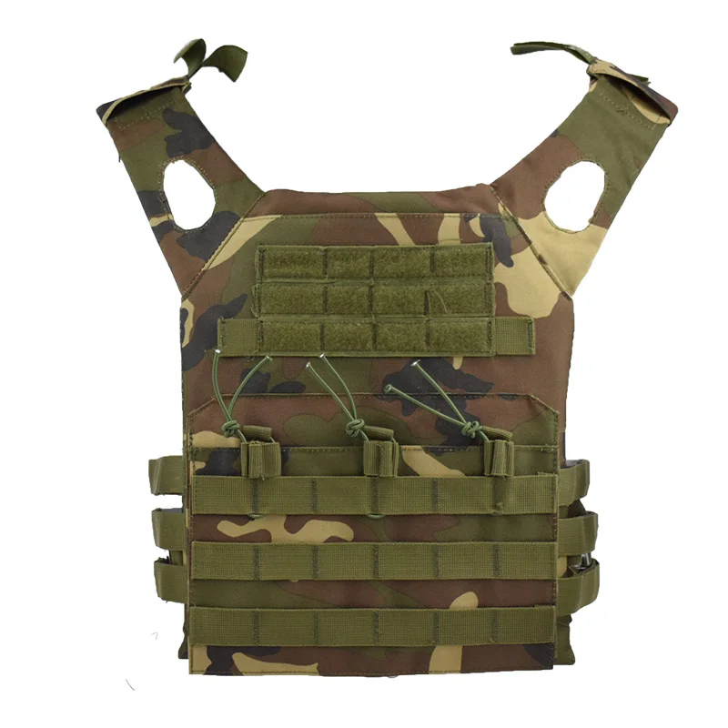 Tactisch jachtvest met universele kraagverwijderingsgespset, Molle-systeem, elastische buikband, snelsluiting, 3 kleuren, CS