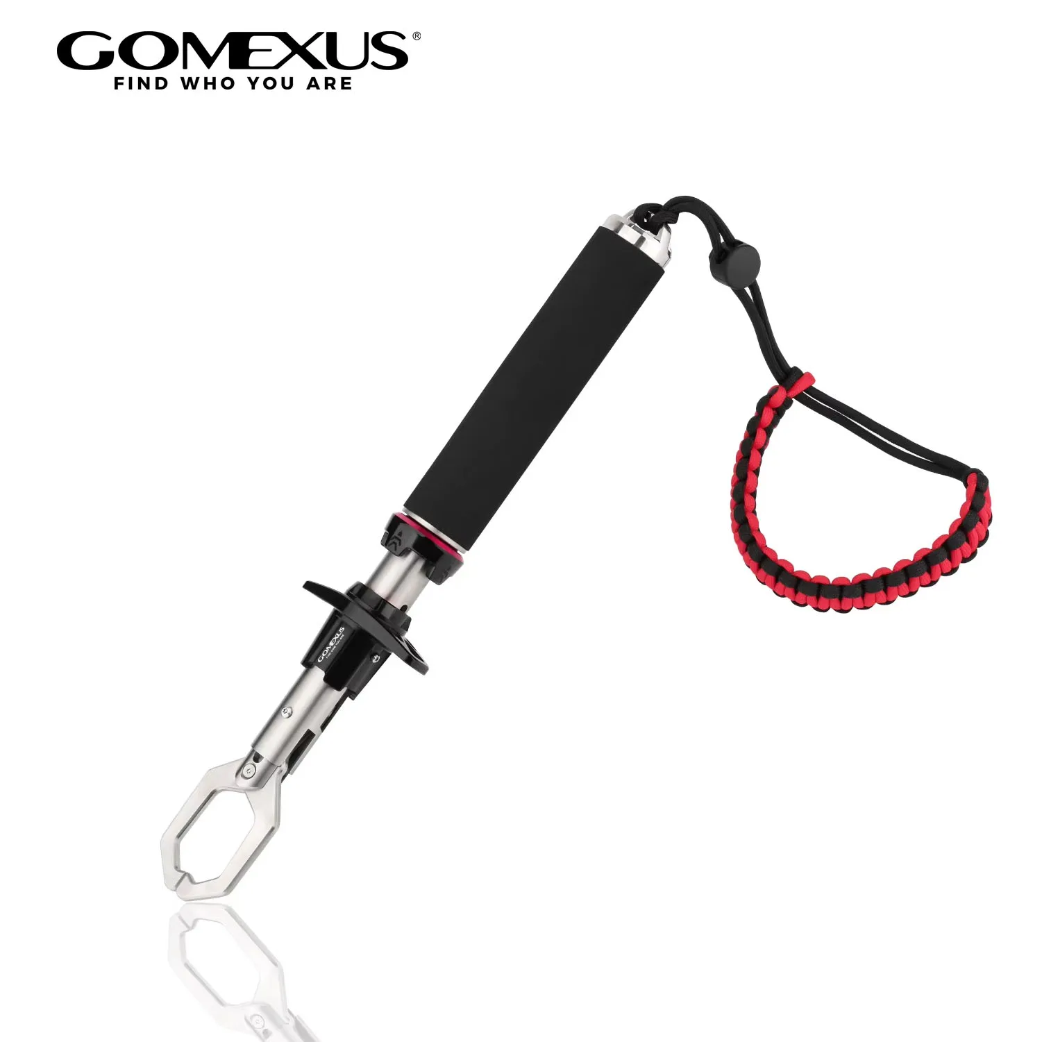 Pince de pêche à dégagement rapide GOMEXUS, pince de pêche robuste en acier inoxydable 360° ° Mâchoire rotative SafeControl pour la pêche côtière