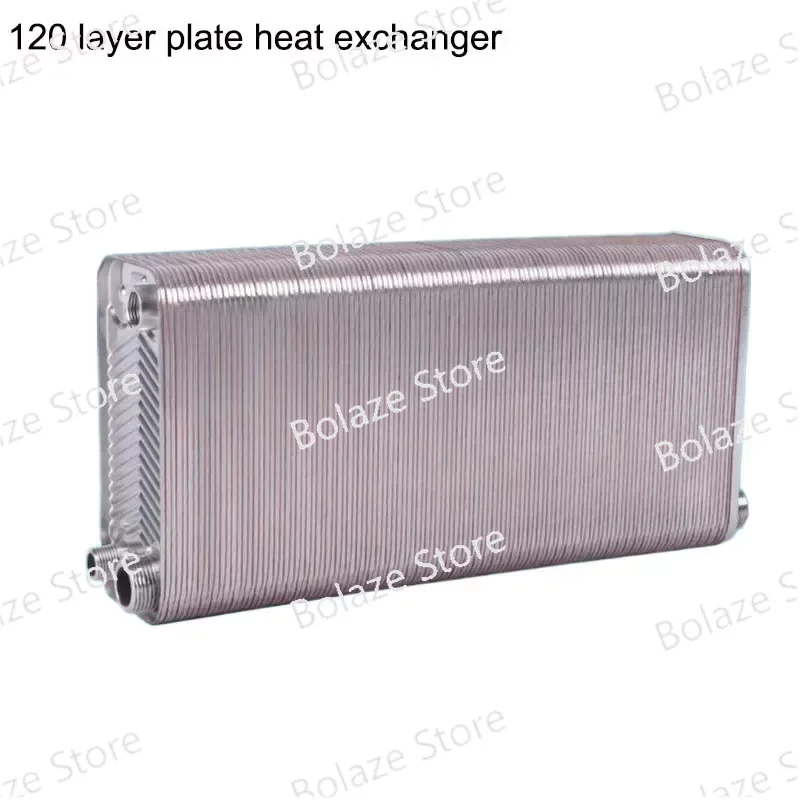 120 Plates Plate Heat Exchanger Water Beer Wort Chiller Cooler 304 Stainless Steel For Home Brewing Beer