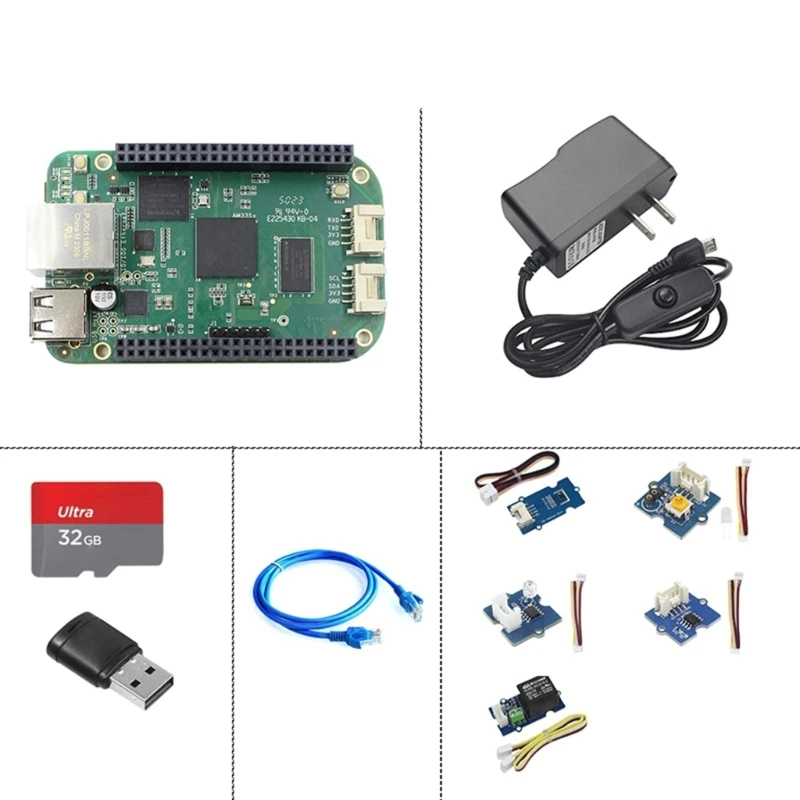 

BeagleBone Green Development Board 512MB DDR3 4GB EMMC 2X 46Pin Port AM3358