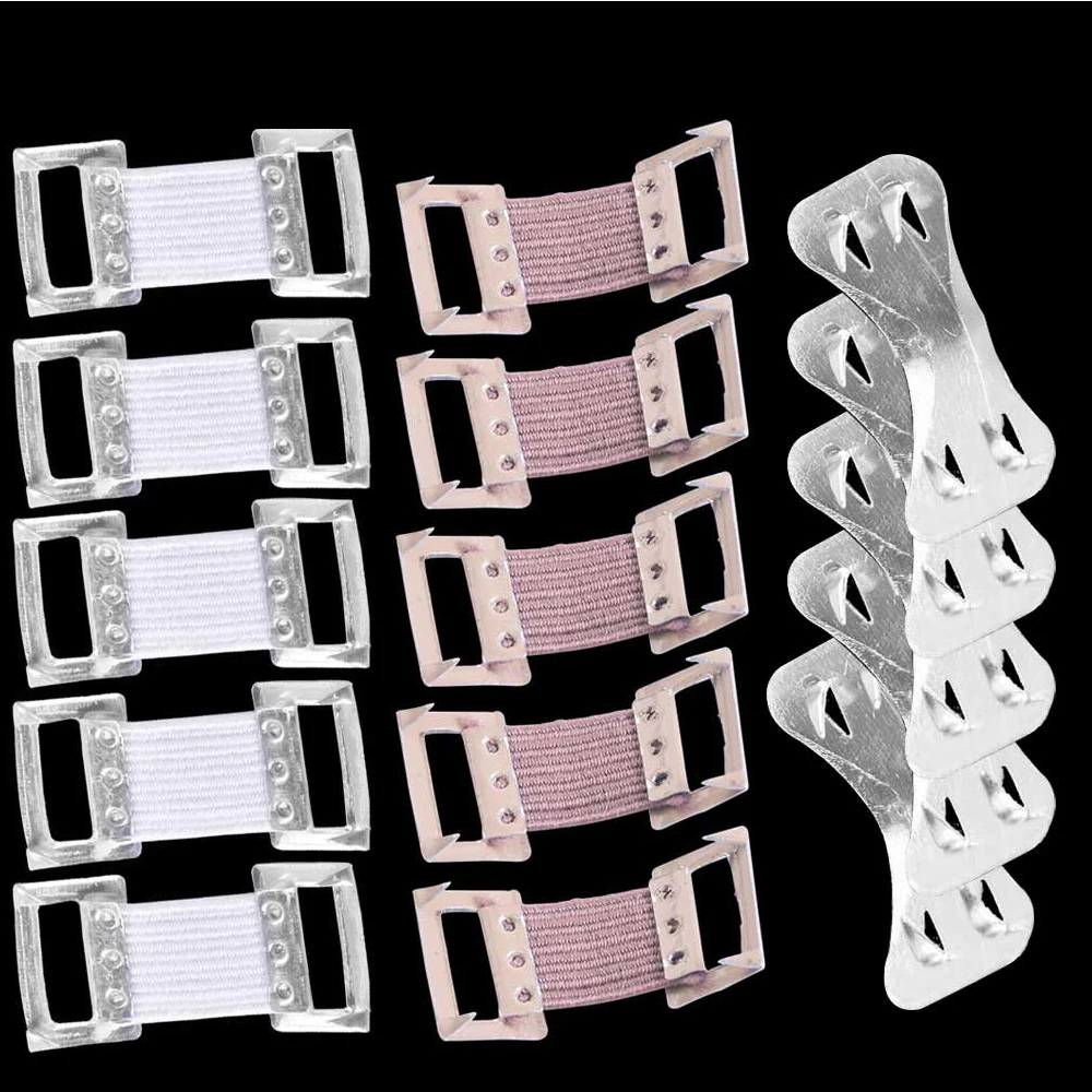 10Pcs/Set Elastic Bandage Clips Bandage Wrap Clips Stretch Metal Replaceable for Various Types Bandages
