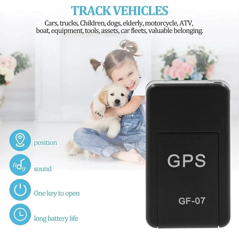 Gps Positioner Gf07 Mini Tracking Positioner Rea!time Tracking Remote Vehicle Positioning Mobilerecording Listening Anti Loss