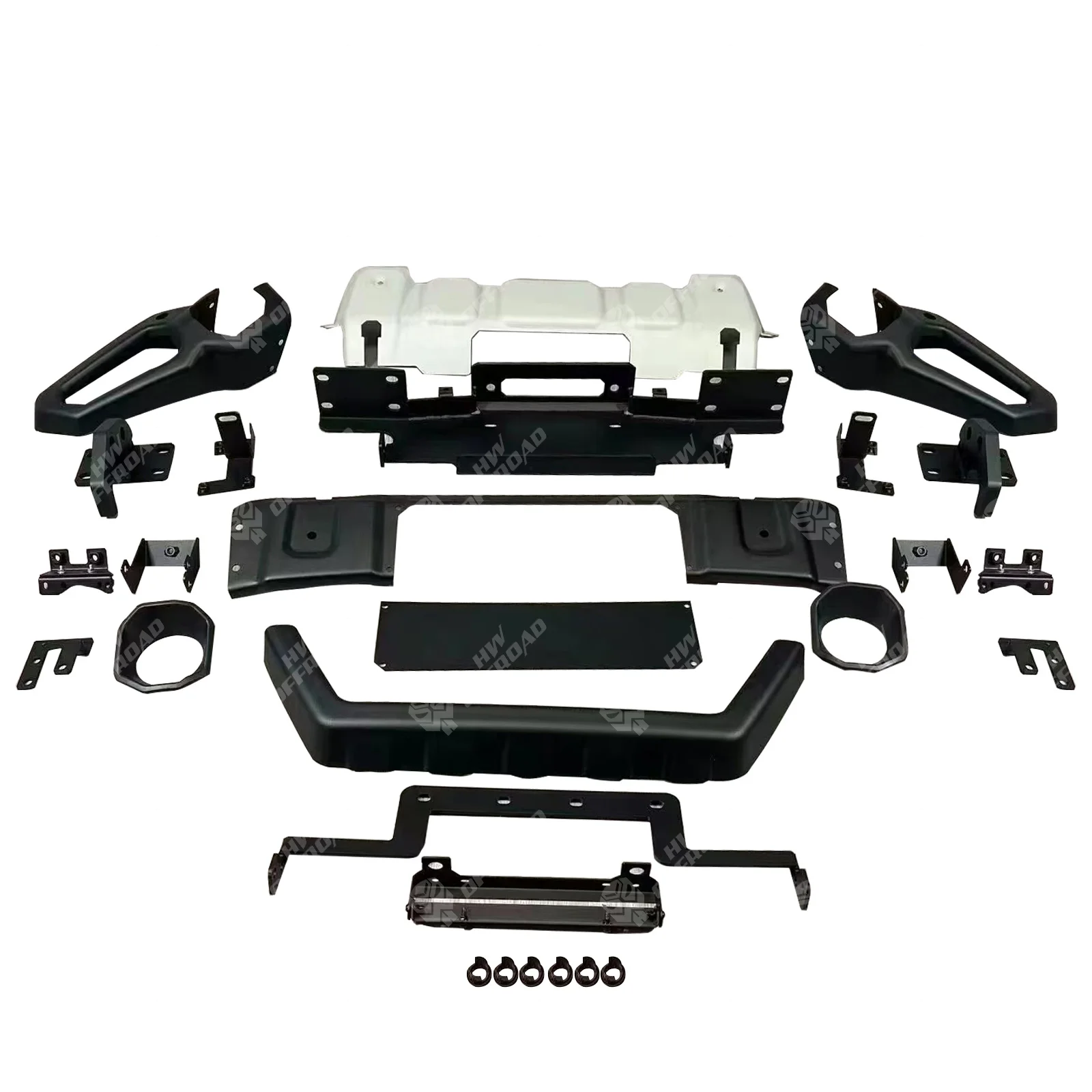 

Off-Road Rugged Ridge Venator Style Wide Body Kit Bumper Bull Bar For Jeep Wrangler JL 2018-2024 Gladiator JT Conversion Bodykit