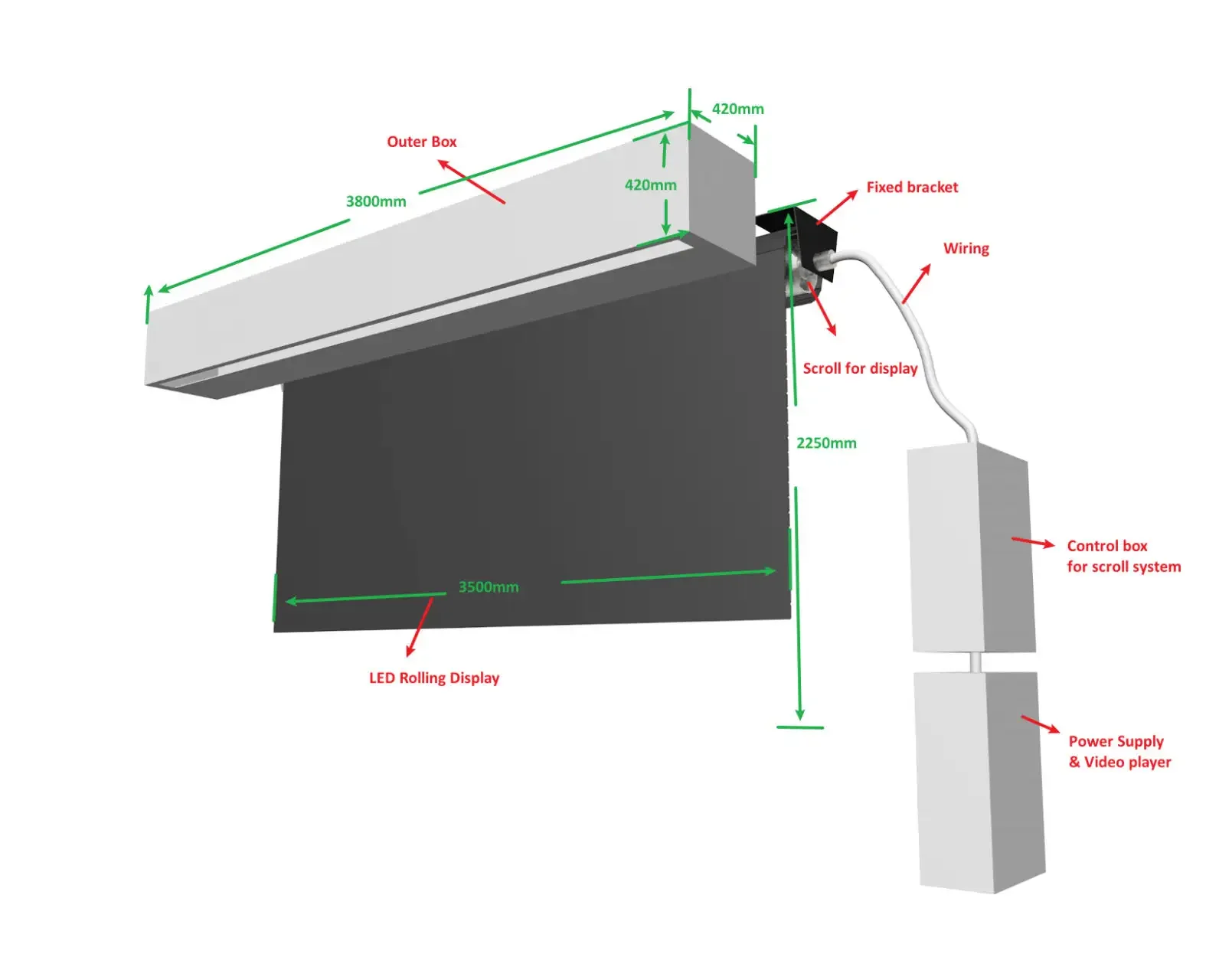 Led Screen Rolling Led Video P1.25 P2.6 P3.91  Flexible Floor Screen Foldable Rolling GOB Rollable LED Display