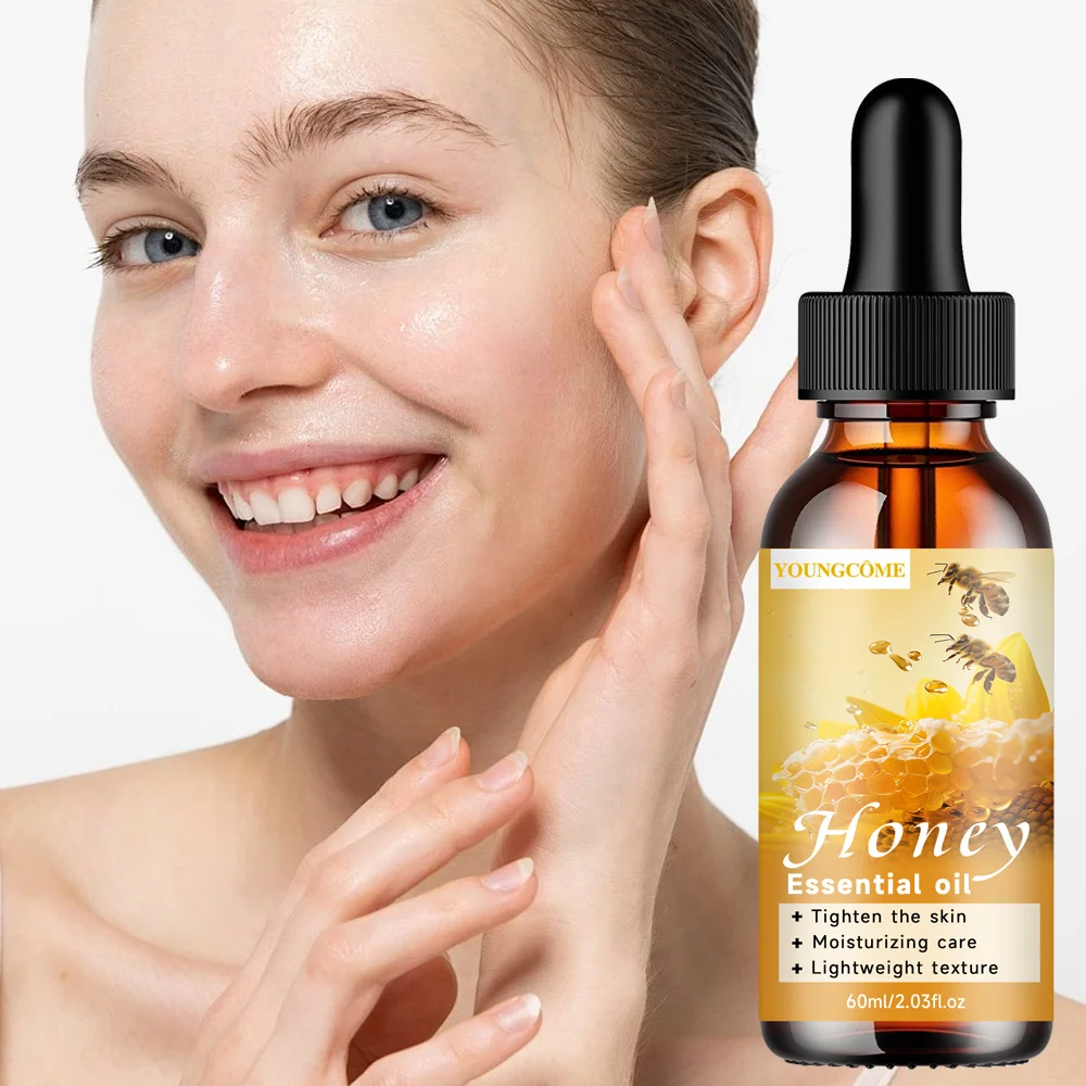 مجموعة الزيوت العطرية العسلية للناشر - مصل تدليك الوجه والجسم المرطب غير المخفف