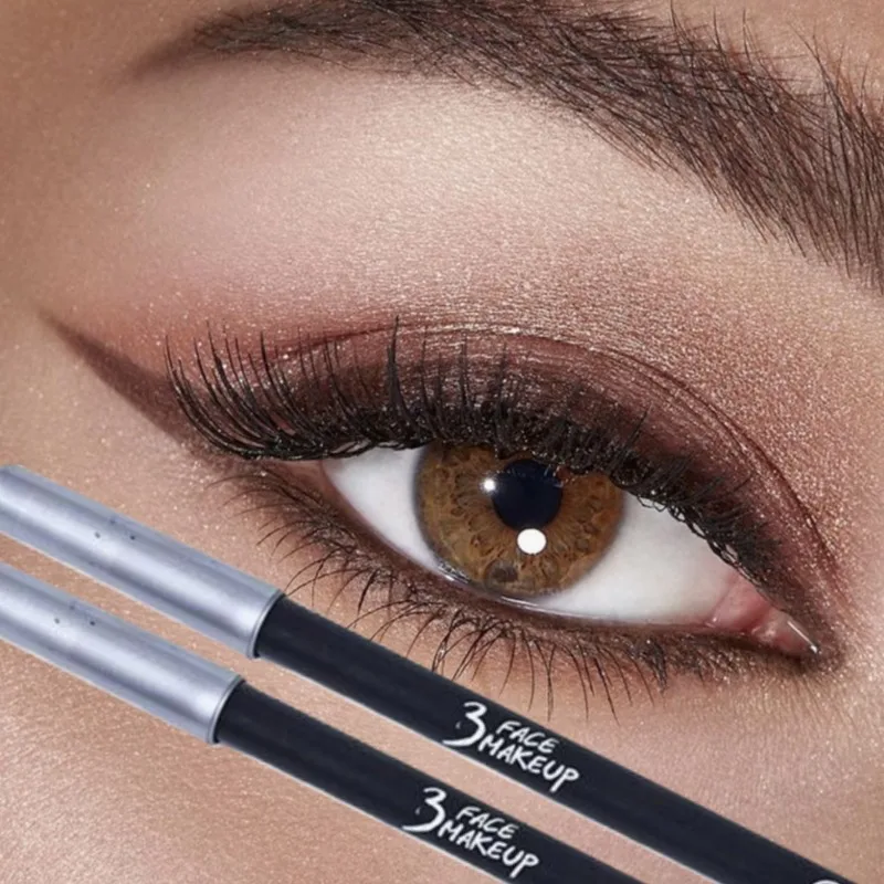 2-teiliges Eyeliner-Set – wischfest, leicht gleitend, wasserfest, natürliches mattes Finish für atemberaubende, kräftige Augen-Looks, Weihnachtsgeschenk
