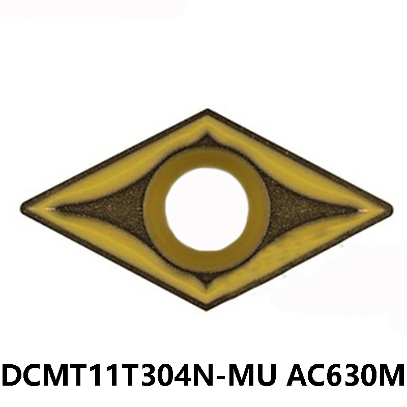 

DCMT DCMT11T304 11T304 N-MU Оригинальный DCMT11T304N-MU AC630M Токарные инструменты Резец Металлический станок Токарные вставки Держатель CNC Твердосплавный